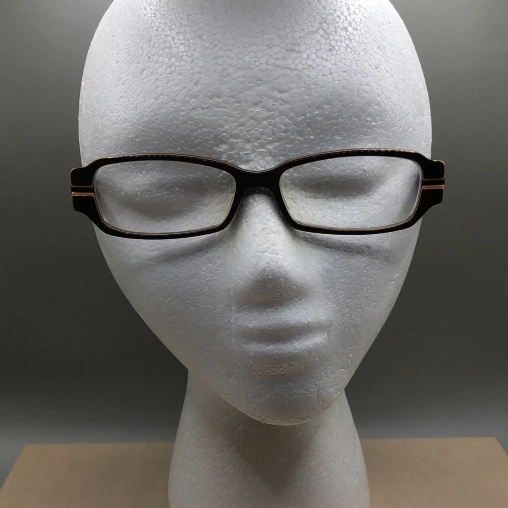 GUCCI 2916 Glasses in color GRN cocoa butter brown rectangular UNISEX, FLAWS
